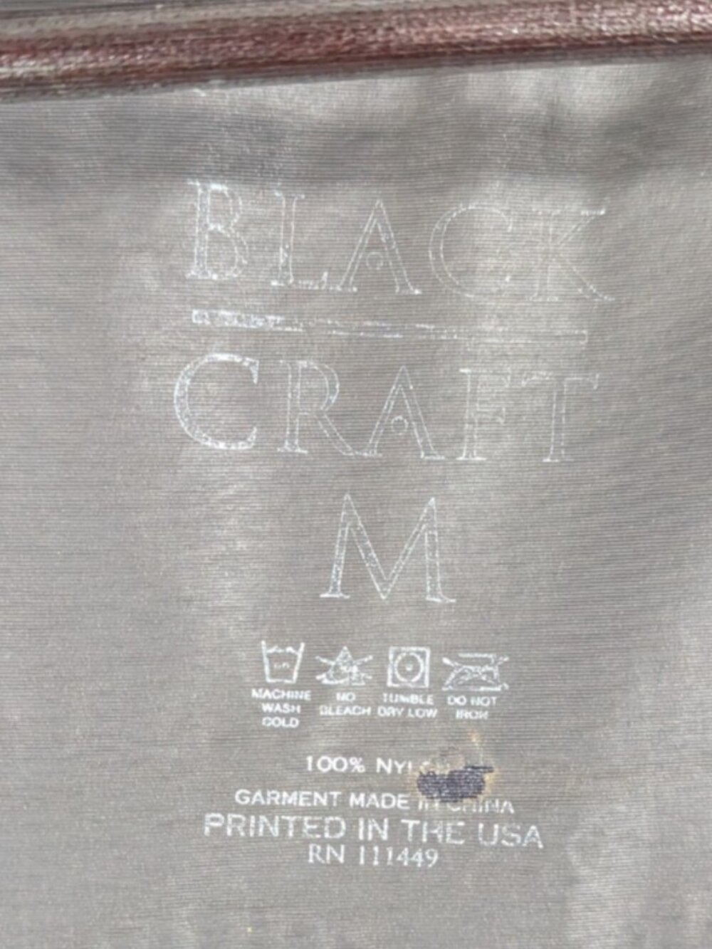 Blackcraft Cult Believe in Yourself Tarot Card Men's M Button Up Nylon Jacket - Picture 7 of 8